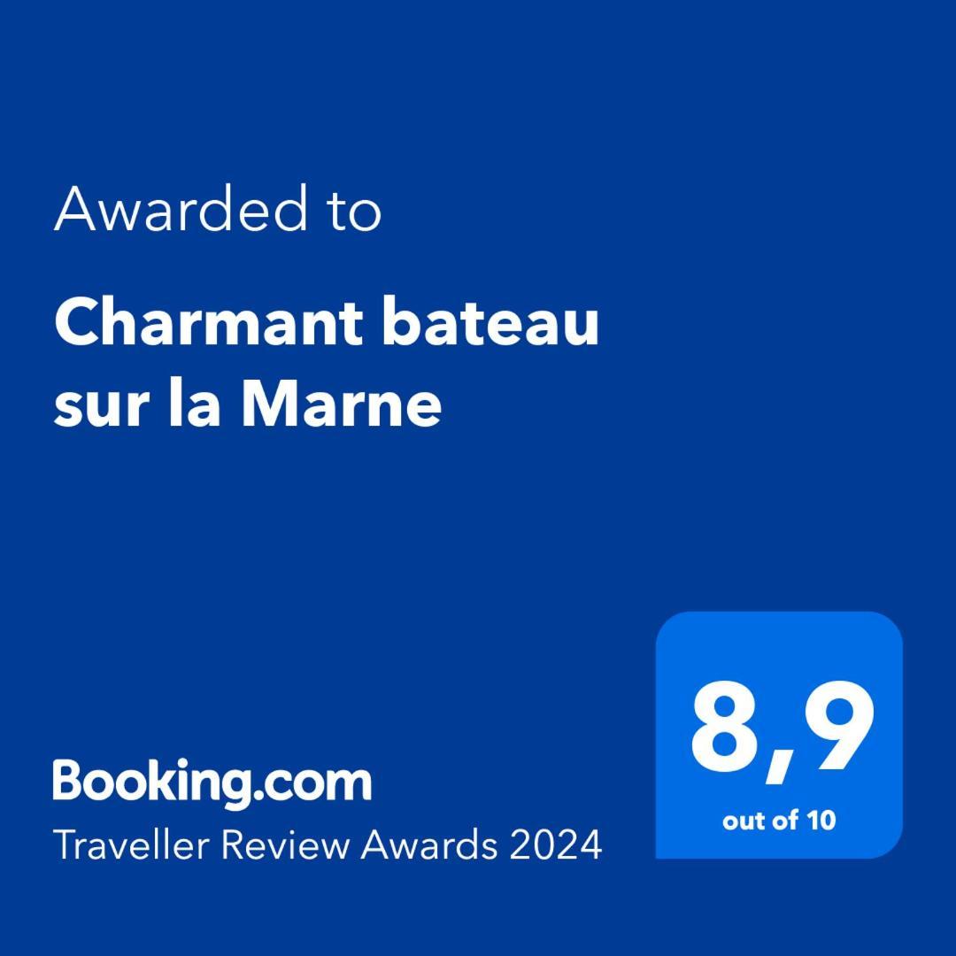 Charmant Bateau Sur La Marne Jouarre المظهر الخارجي الصورة